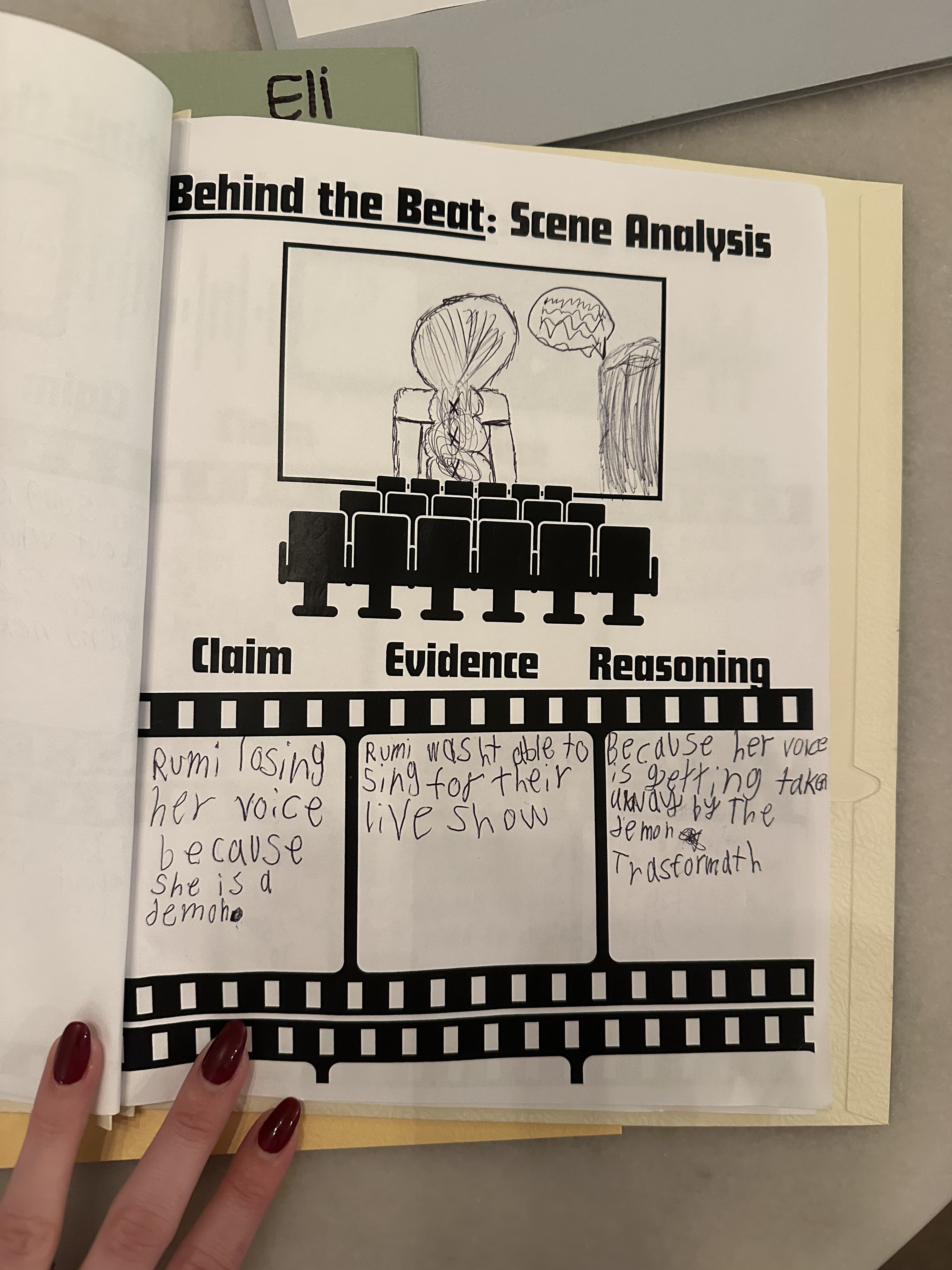 Students engaging with Behind the Beat activity