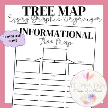 Informative Essay Tree Map Graphic Organizer
