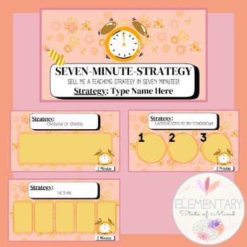 Seven-Minute-Strategy Share Out Tool